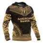 American Samoa Polynesian Chief Hoodie - Gold Version