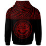 Chuuk States All Over Hoodie - Red Version