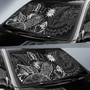 Nauru Auto Sun Shades Turtle Hibiscus Black