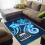 Samoa Area Rug -Turtle and Tribal Tattoo Of Polynesian Polynesian 7