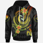 Yap Custom Personalised Hoodie - Reggae Plumeria Flowers with Spiral Patterns