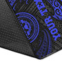 FSM Polynesian Custom Personalised Area Rug - Blue Tribal Wave Polynesian 7