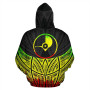 Yap Polynesian Custom Personalised Hoodie Reggae Pride Map nd Seal