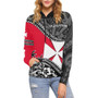 Wallis and Futuna Hoodie Fall In The Wave K7