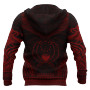 Pohnpei Polynesian Chief Hoodie - Red Version