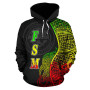 Federated States Of Micronesian Polynesian Hoodie Coconut Tree Reggae