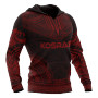 Kosrae Polynesian Chief Hoodie - Red Version