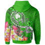 Pohnpei Hoodie - Turtle Plumeria (Green)