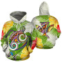 Polynesian Hawaii Hoodies Turtle Colorful