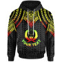 Pohnpei Custom Personalised Hoodie - Polynesian Armor Style Reagge