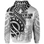 Hawaii Hoodie - Black Polynesian Patterns Best Hawaii Ever