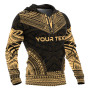 Yap Polynesian Chief Custom Personalised Hoodie - Gold Version