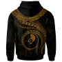 Yap Polynesian Personalised Hoodie - Yap Waves (Golden)