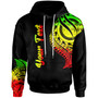 American Samoa Custom Personalised Hoodie - American Samoa Tatau Reggae Patterns