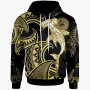 American Samoa Hoodie - Hammerhead Shark Tribal Pattern