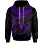 Yap Polynesian Hoodie - Yap Waves (Purple)