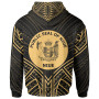 Niue Hoodie - Niue Seal Gold Tribal Patterns