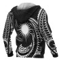 Marshall Islands Polynesian Hoodie - White Tribal Wave