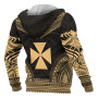 Wallis And Futuna Polynesian Chief Custom Personalised Hoodie - Gold Version