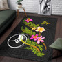 Yap Polynesian Area Rug - Plumeria Tribal Polynesian 3