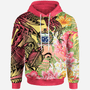 Samoa Hoodie - Flowers Tropical With Sea Animals