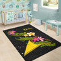 Tokelau Polynesian Area Rug - Plumeria Tribal Polynesian 5