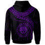 Federated States of Micronesia Polynesian Personalised Hoodie - FSM Waves (Purple)