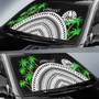 Tahiti Custom Personalised Auto Sun Shades - Ginger Lei Pattern