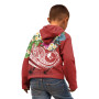 YAP Polynesian Hoodie - Summer Plumeria (Red)