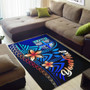 Fiji Custom Personalised Area Rug - Vintage Tribal Mountain Polynesian 2