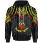 Vanuatu Custom Personalised Hoodie - Polynesian Armor Style Reagge