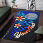 American Samoa Custom Personalised Area Rug - Vintage Tribal Mountain Polynesian 3