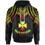 Wallis And Futuna Hoodie - Polynesian Armor Style Reagge