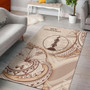 New Caledonia Area Rug - Hibiscus Flowers Vintage Style Polynesian 1