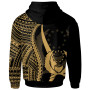 Pohnpei Hoodie Gold - Tentacle Tribal Pattern