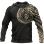 Guam Micronesia Hoodie - Guam Micronesia Coat Of Arms Polynesian Tattoo Style