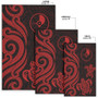 Yap Area Rug - Red Tentacle Turtle Polynesian 6