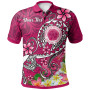 CNMI Custom Personalised Polo Shirt - Turtle Plumeria (Pink) 1