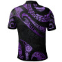 Chuuk Polynesian Polo Shirt - Poly Tattoo Purple Version 2