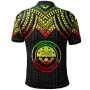 Federated States Of Micronesia Custom Personalised Polo Shirt - Polynesian Armor Style Reagge 2