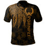 Pohnpei Polo Shirt - Polynesian Wings (Golden) 1