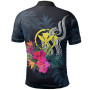 Hawaii Polynesian Polo Shirt - Tropical Flower 2