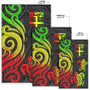 Fiji Area Rug - Reggae Tentacle Turtle Polynesian 6