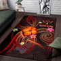 Kosrae Polynesian Area Rug - Legend of Kosrae (Red) Polynesian 3