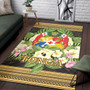 Tonga Area Rug - Polynesian Gold Patterns Collection Polynesian 3