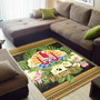 Tahiti Area Rug - Polynesian Gold Patterns Collection Polynesian 2