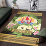 Tahiti Area Rug - Polynesian Gold Patterns Collection Polynesian 3