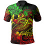 Tonga Polo Shirt- Reggae Shark Polynesian Tattoo 1