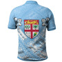 Fiji Custom Personalised Polo Shirts - Fiji Flag Camisole Hibiscus Style 2