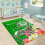 FSM Custom Personalised Area Rug - Turtle Plumeria (Green) Polynesian 6